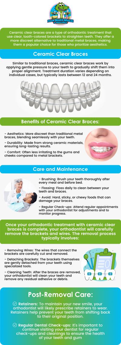 Our specialists, Dr. Richard Donatelli, DMD, MS and Dr. Aditi Patel, BDS, DDS, can help you achieve a straighter, more confident smile without the look of traditional metal braces. Our clear ceramic braces are a popular and subtle alternative, available at all of our convenient Palm Beach County locations. For more information, contact us or request an appointment online. We have convenient locations to serve you in West Palm Beach, FL, Royal Palm Beach, FL, and Lantana, FL. Our specialists, Dr. Richard Donatelli, DMD, MS and Dr. Aditi Patel, BDS, DDS, can help you achieve a straighter, more confident smile without the look of traditional metal braces. Our clear ceramic braces are a popular and subtle alternative, available at all of our convenient Palm Beach County locations. For more information, contact us or request an appointment online. We have convenient locations to serve you in West Palm Beach, FL, Royal Palm Beach, FL, and Lantana, FL.
